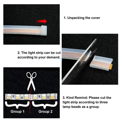 LED Daytime Running Light & Flowing Indicator - Headlight Strip Set (45cm)