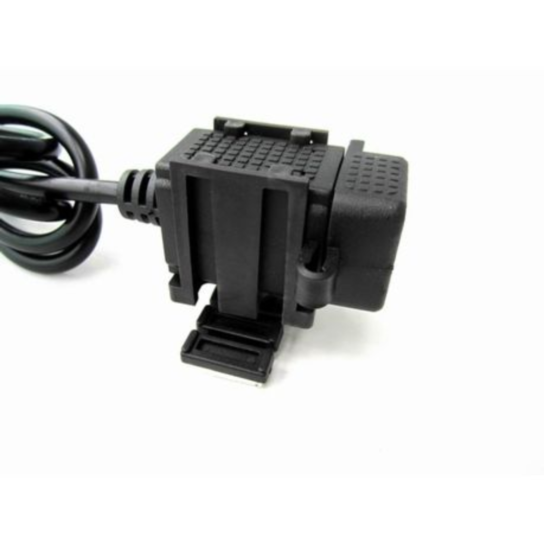 Universal Motorcycle Dual USB Phone/GPS Charger with Inline Fuse (12V)