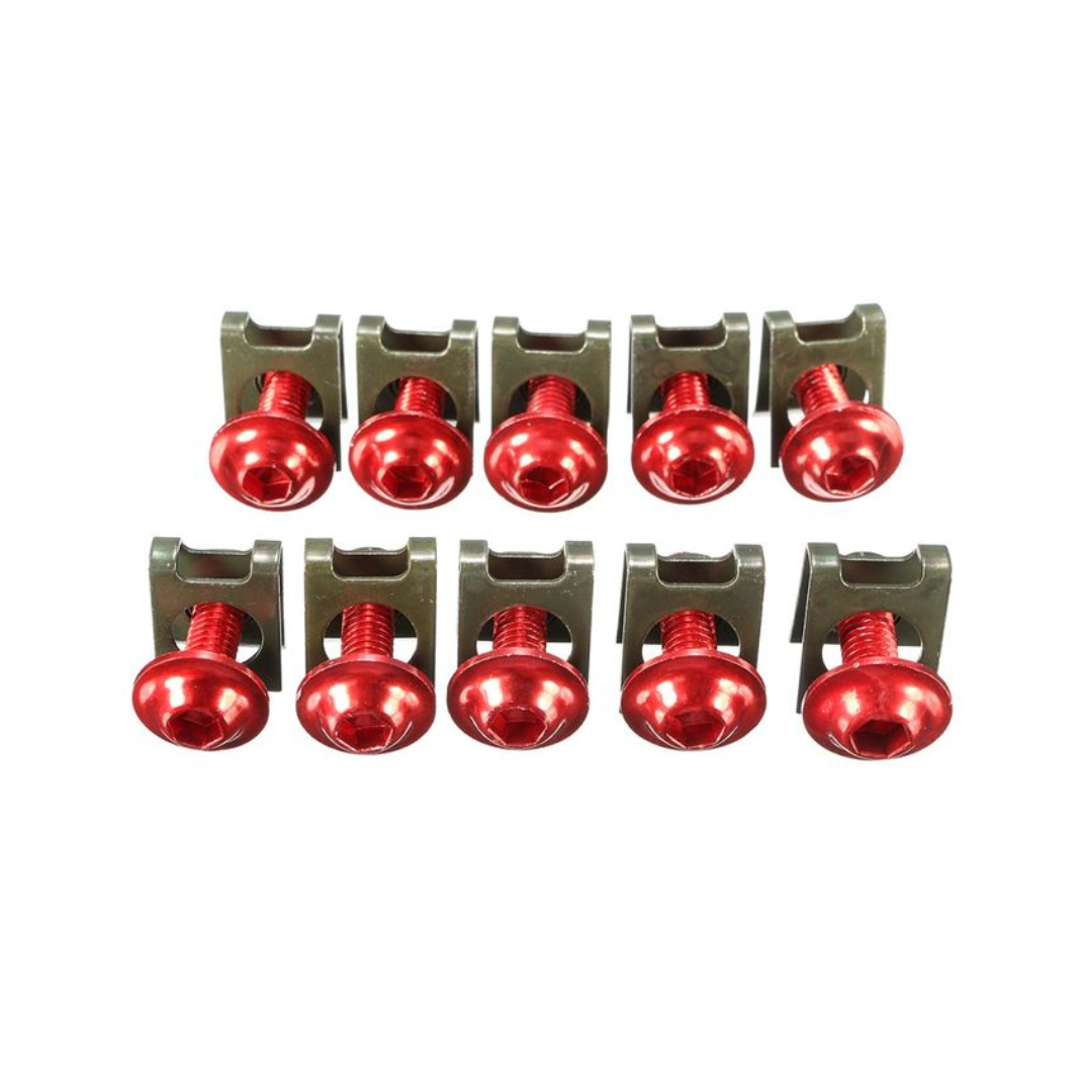 MC Fairing Bolts Kit M6 (10 Pieces)