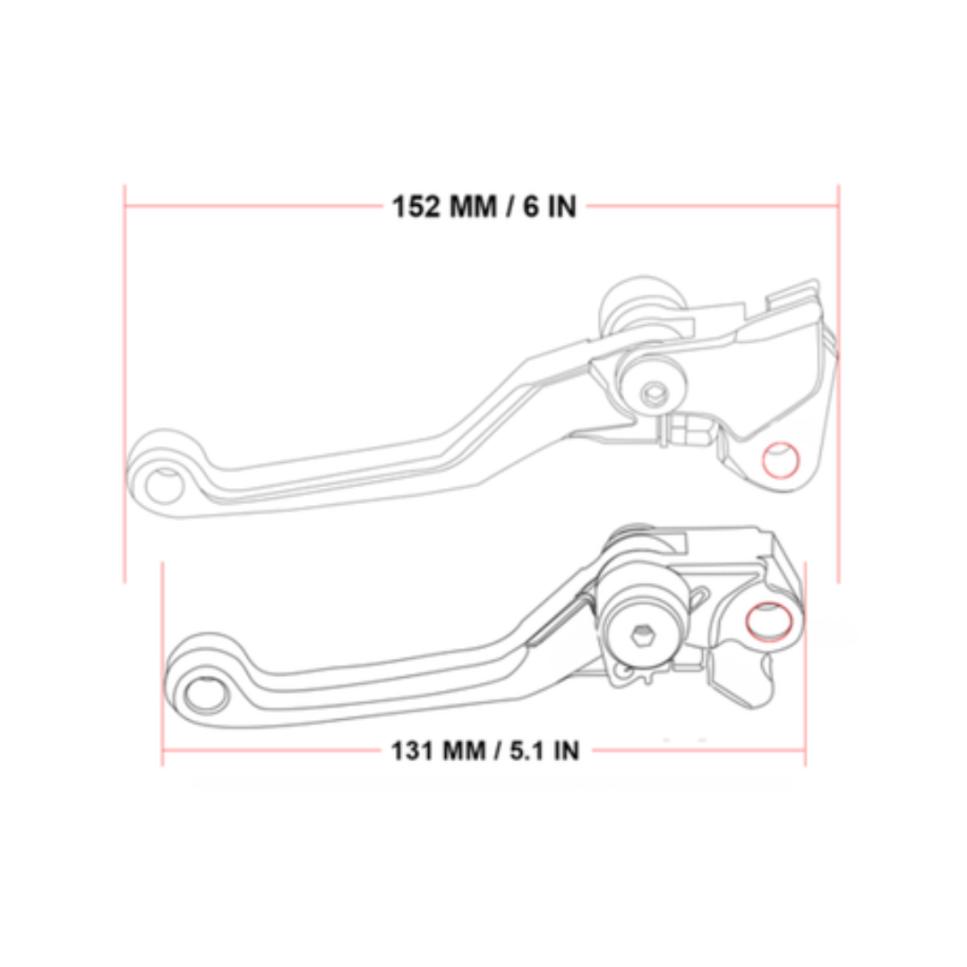 Honda CRF450R/ CRF250R & RX Clutch and Brake Lever Set