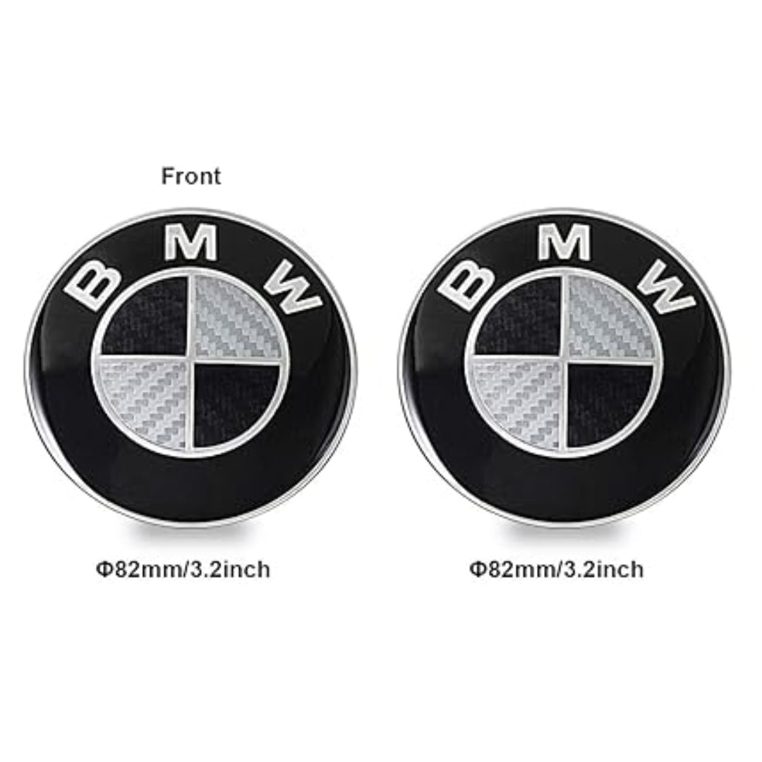 Aftermarket Bonnet & Boot Emblem: BMW (82mm/82mm)