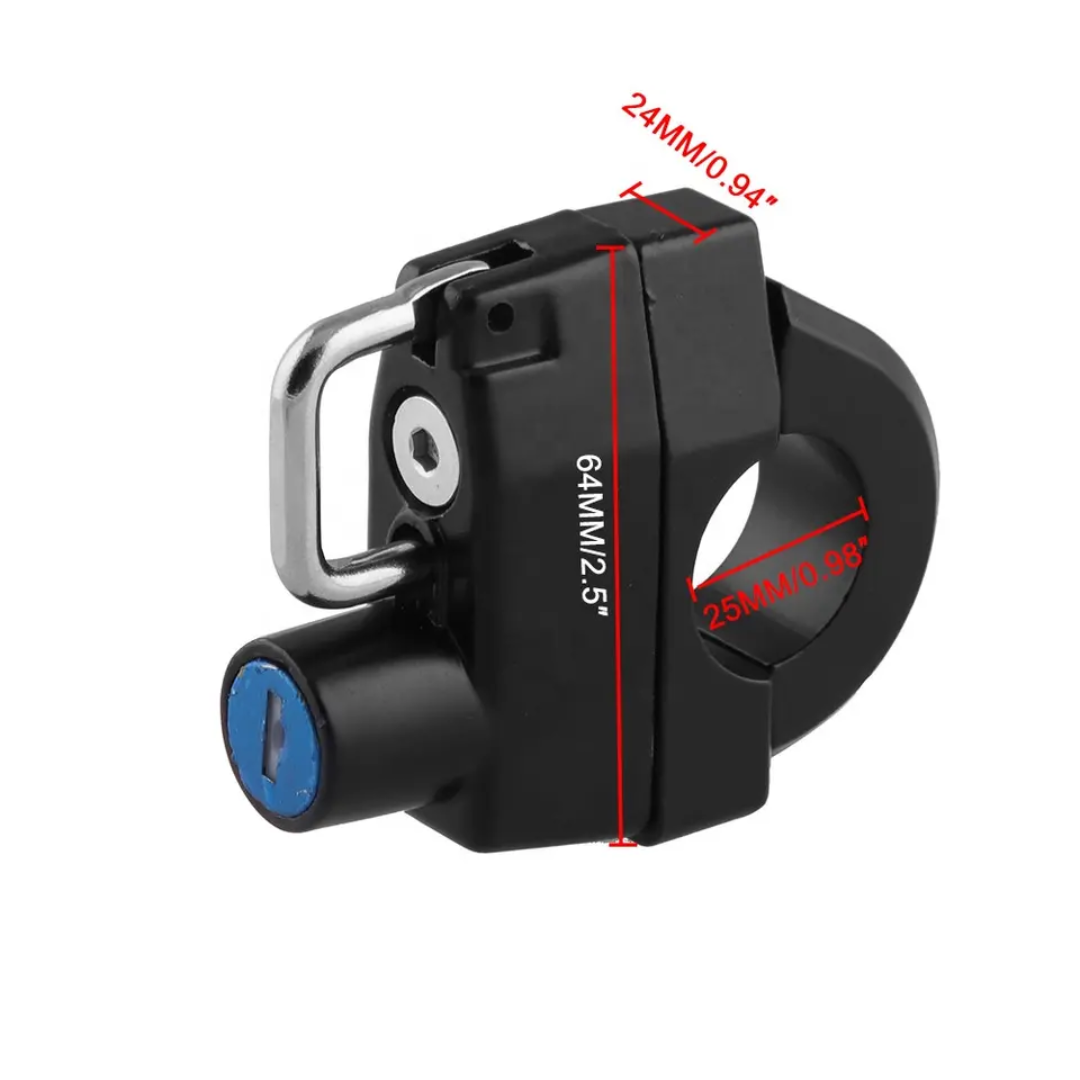 MC Helmet Lock for Cruiser/ Harley XL883/ XL1200 (25mm)
