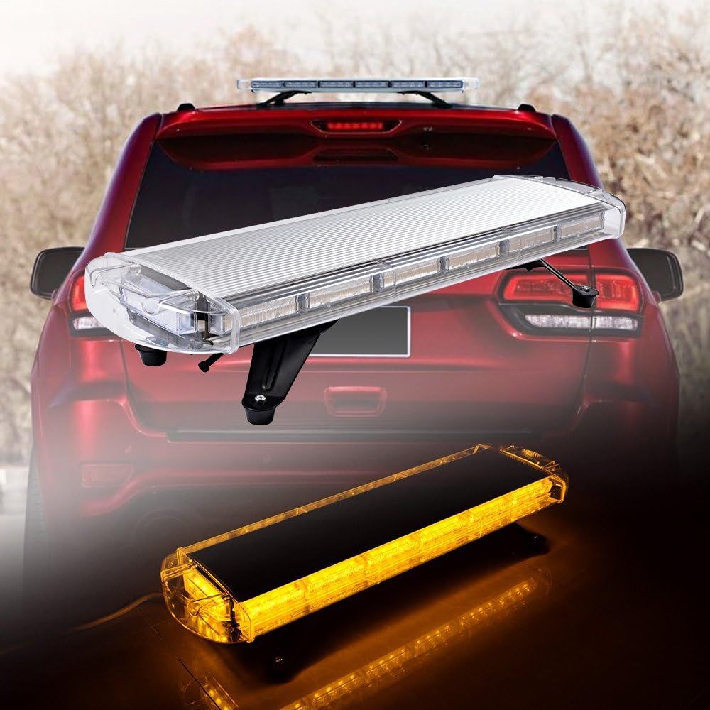 120cm Yellow Light Vehicle Roof Top Warning Strobe Flash Light