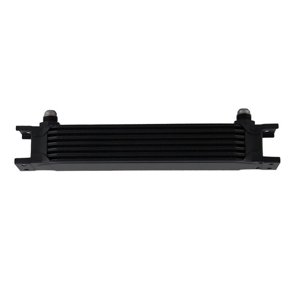 Oil Cooler, 7 Row, Aluminum, Black, An10, Small Fined Cooler, Slim Fit