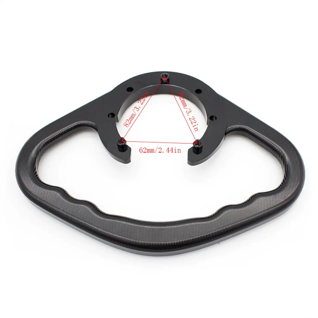 MC Passenger Tank Grab Handles Compatible with Yamaha R3/ R6/ R1 & MT-07/ MT-09