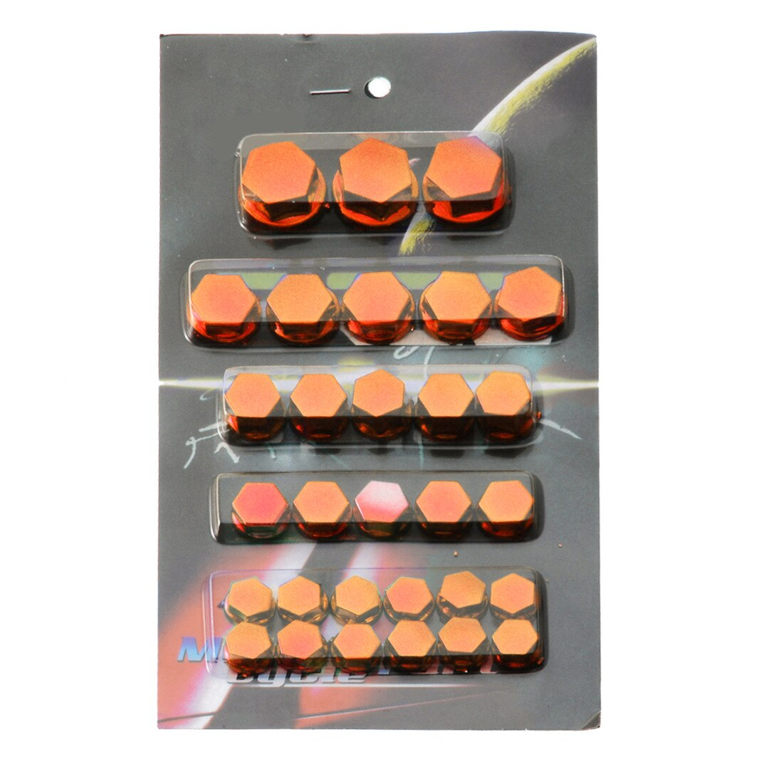 Motorcycle Plastic Bolt Cap Covers (30 Piece)