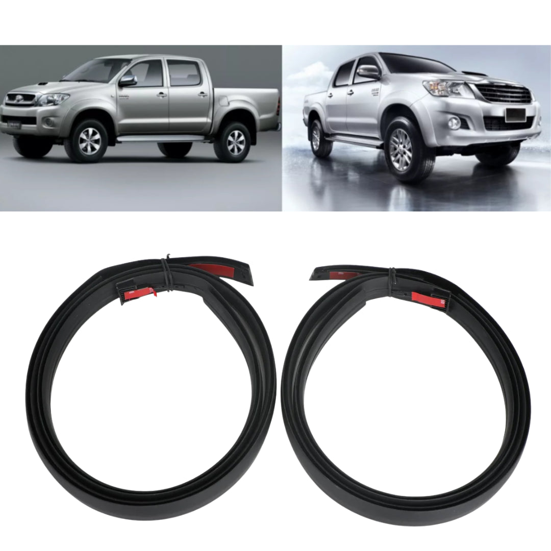 Roof Trim Strip Set Compatible with Toyota Hilux 4-Door (2005-2015)