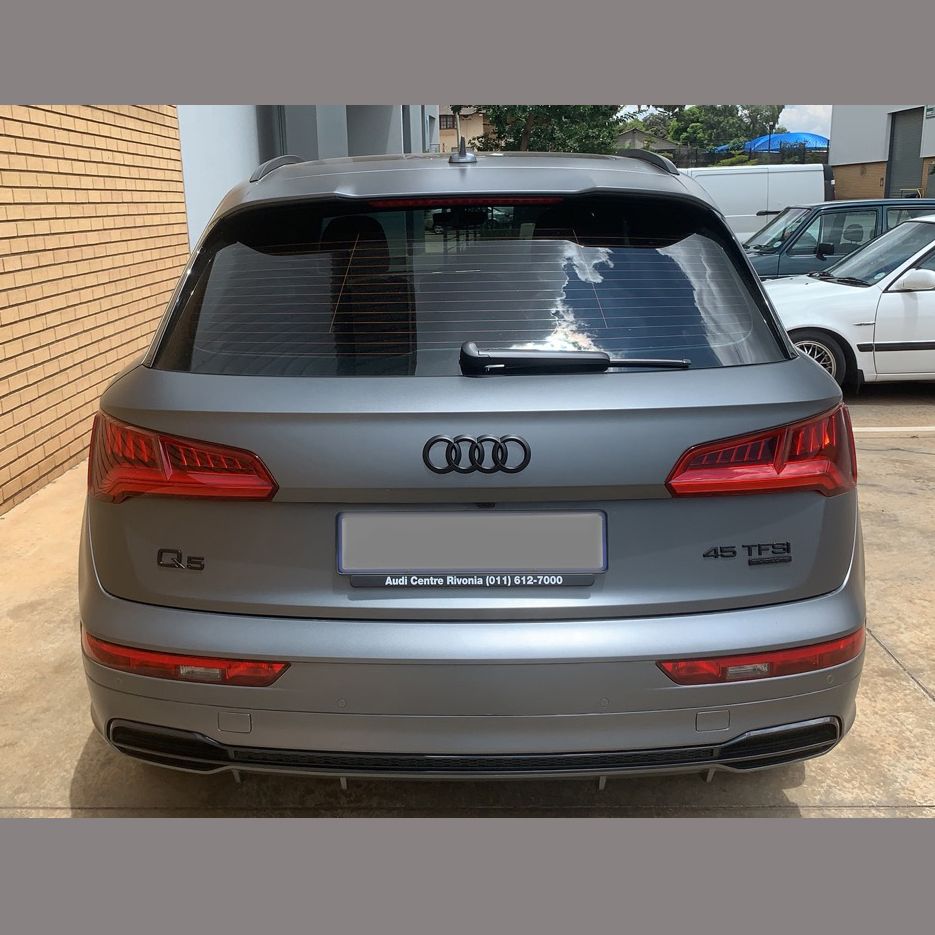 Audi 4 Rings Rear Badge Cover-Glossy Black(4RC-AD2-192-GBK)