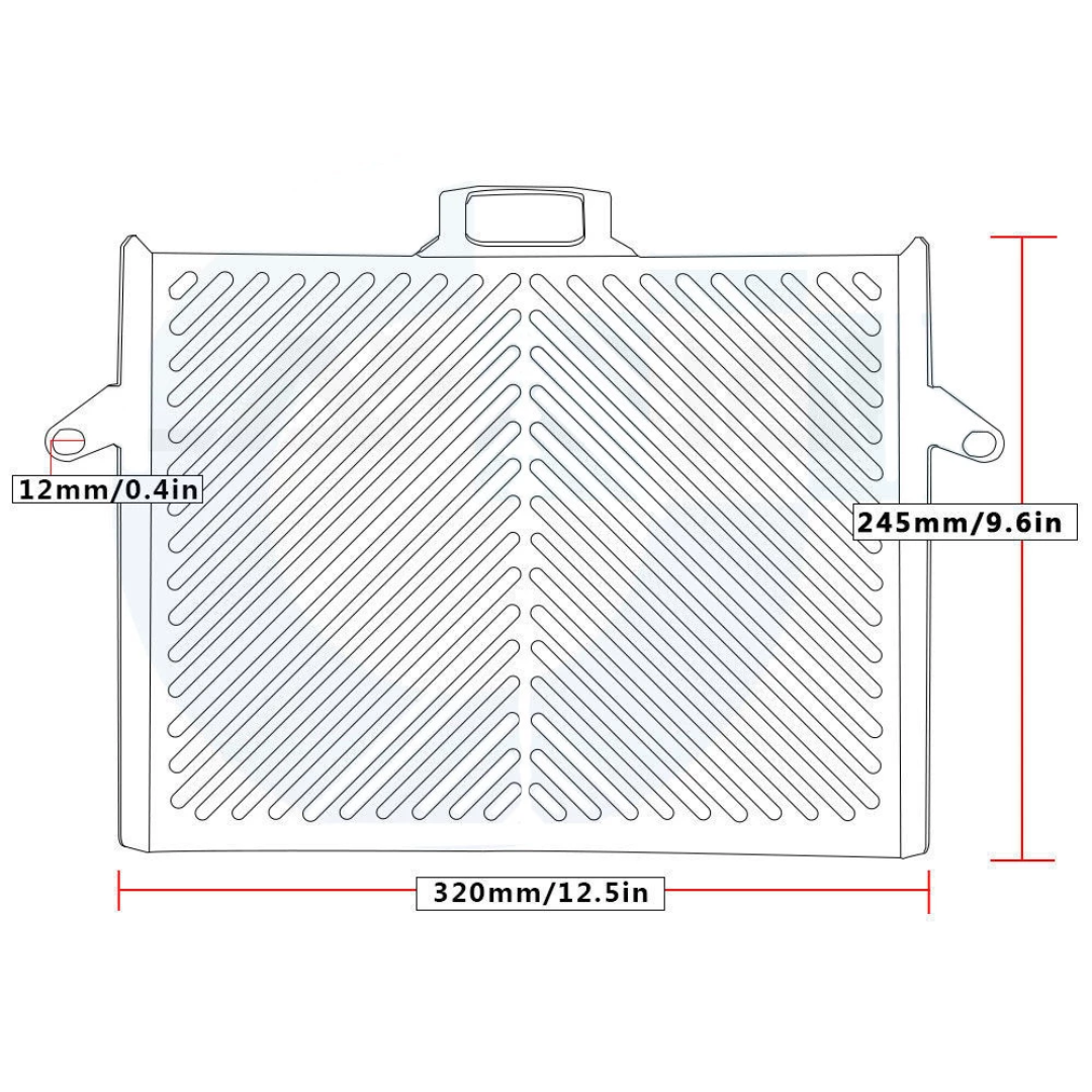 Radiator Guard for KTM 1050/1190/1290 Adventure (Black)