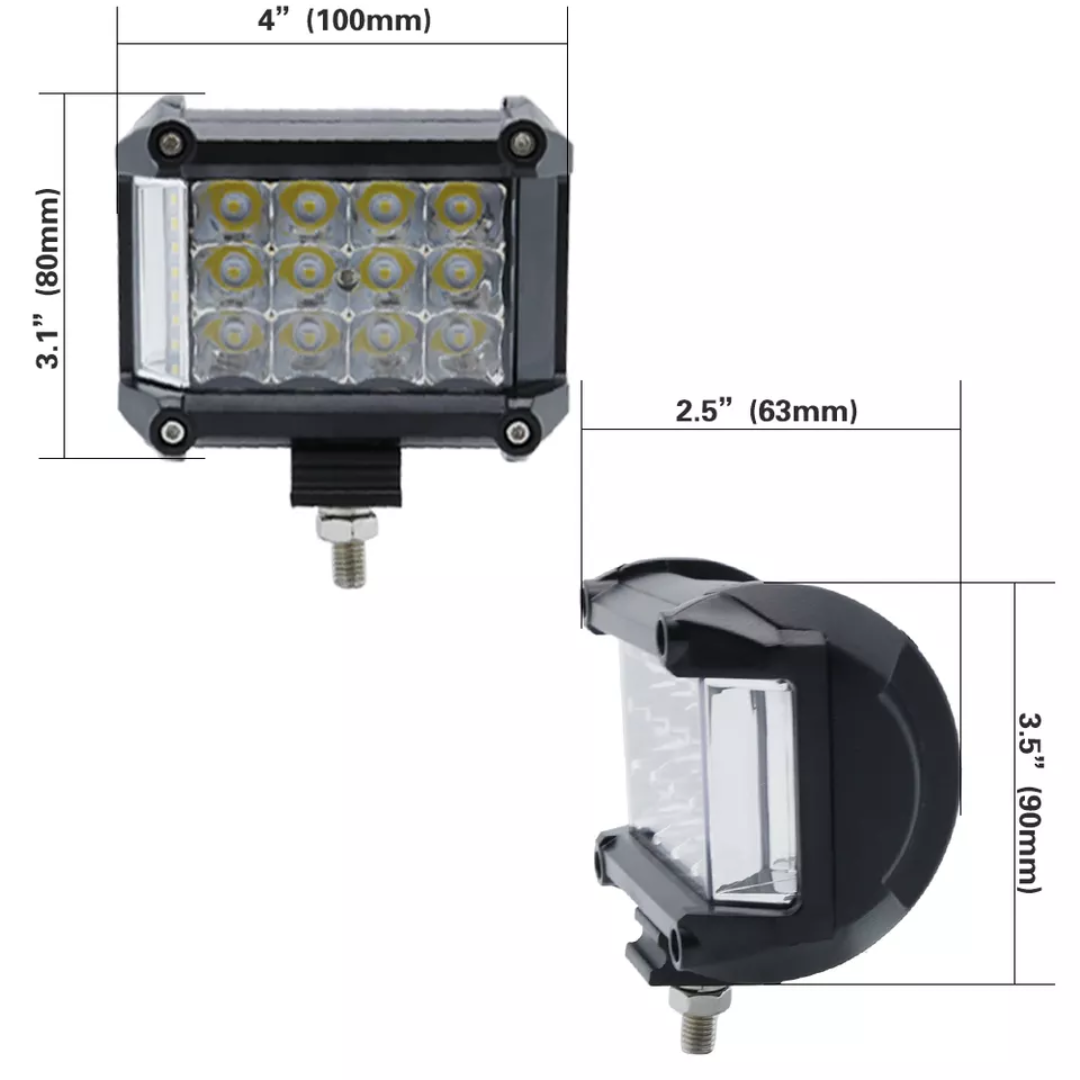 3-Row LED 4-Inch Light Set (57W)