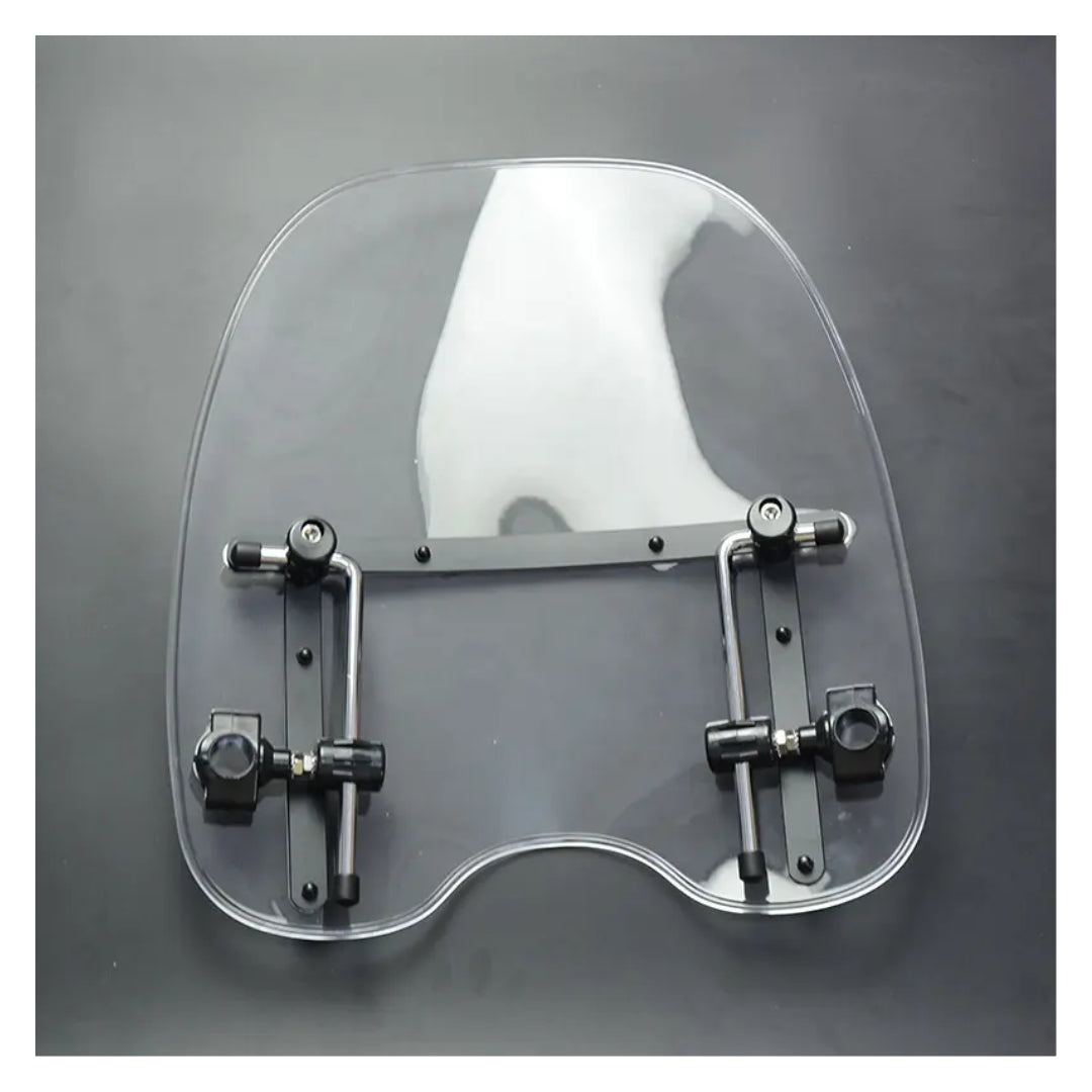 Cruiser Screen & Brackets: Harley/Honda/Suzuki/Yamaha/Kawasaki