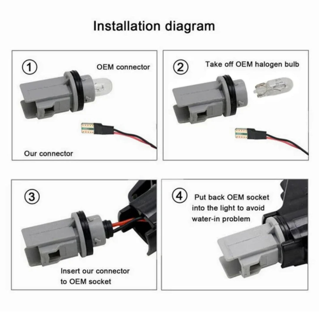 Flowing LED Indicator Set: Honda Civic / Ballade / CRV (1996-2000)