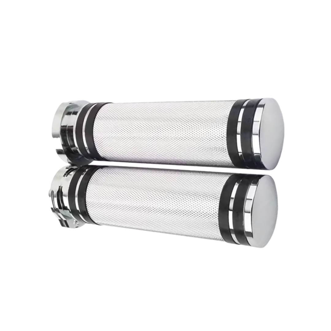 25mm CNC Handlebar Grip Set Compatible with Harley XL800 / XL1200