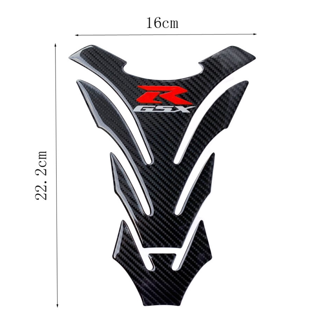 MC Suzuki GSX-R600/ 750/ 1000 Tank, Fuel Cap & Clamp Pad Sticker Kit
