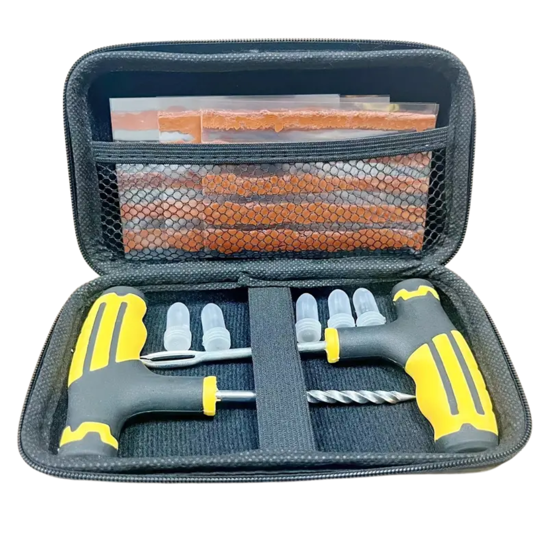 Small Tubeless Tyre Puncture Repair Kit: (22 Piece)