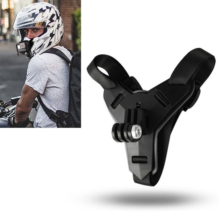 Helmet Chin Mount For GoPro (Black)
