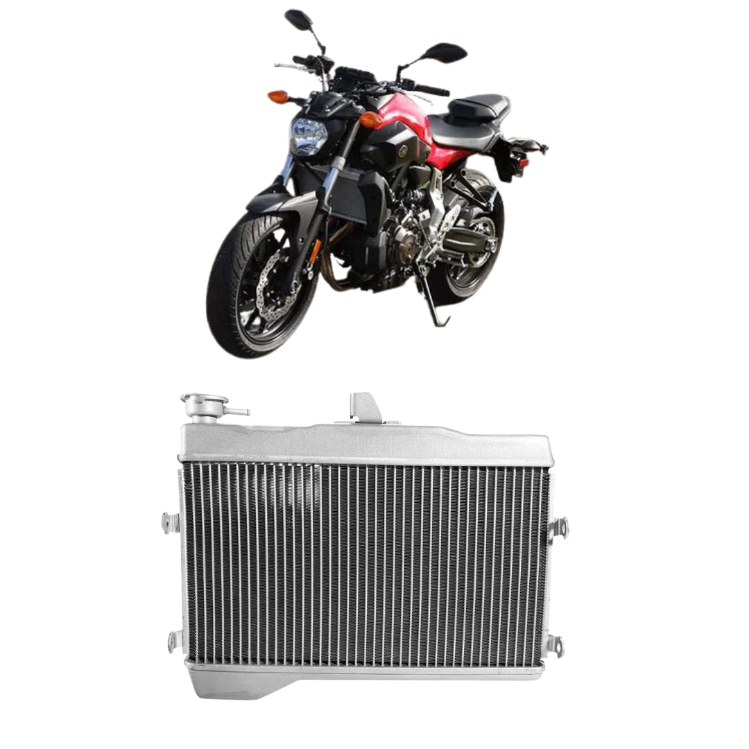 Aftermarket Radiator Compatible with Yamaha MT-07 (2014-) - Silver