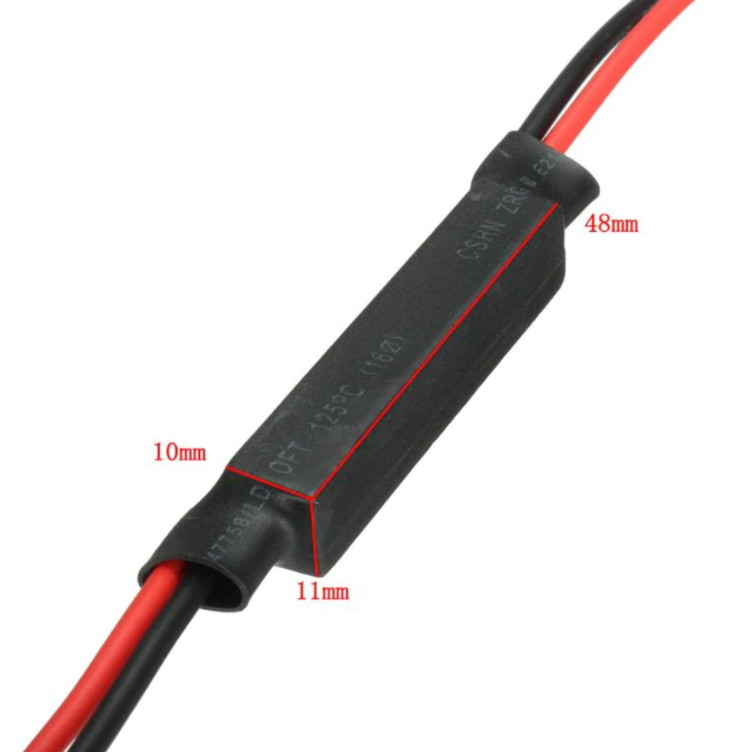 Resistors For Motorcycle Indicators - 4 Pack