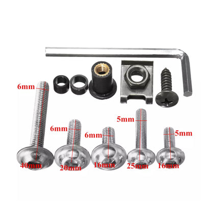 Motorcycle Fairing Bolts Kit/ Fastener Clips (137 Piece)
