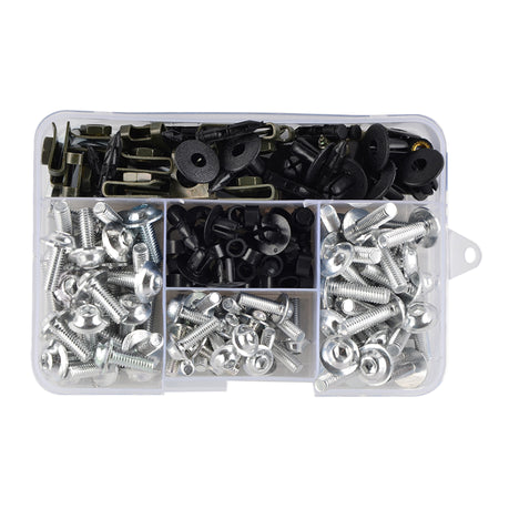 Motorcycle Fairing Bolts/ Clips & Screw Kit (195-Piece)