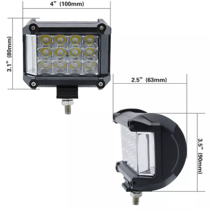 3-Row LED 4-Inch Light Set (57W)