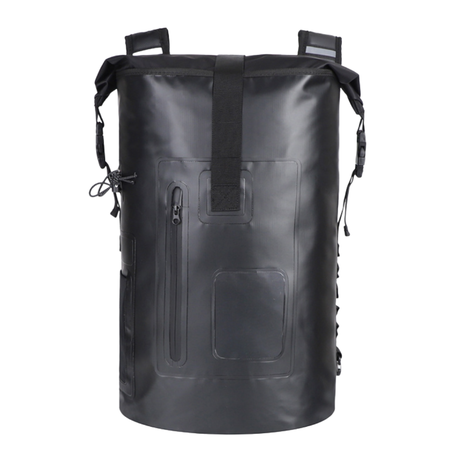 Black Waterproof Backpack (40L