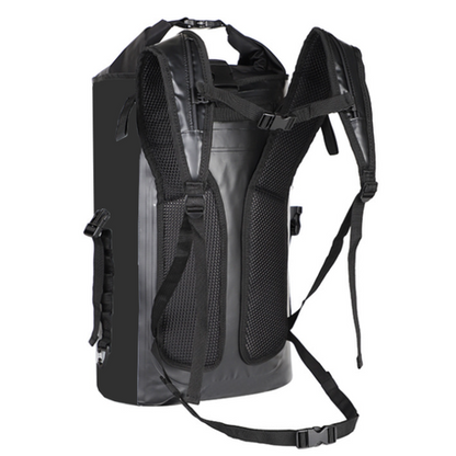 Black Waterproof Backpack (40L
