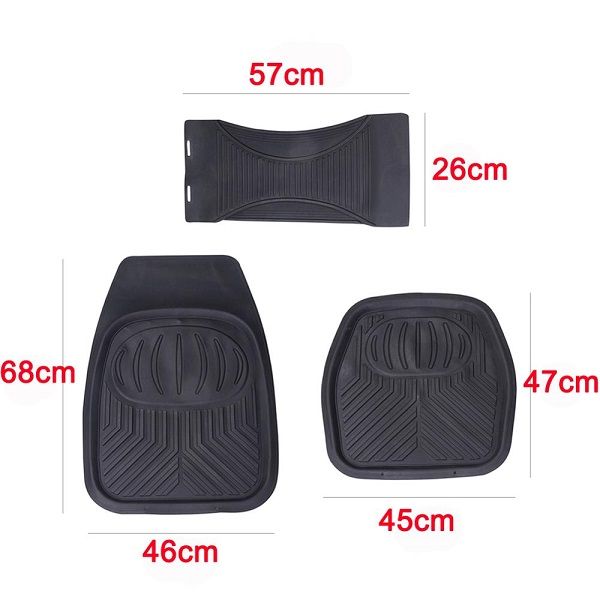 5 Piece Universal Car Rubber Mats For All Cars
