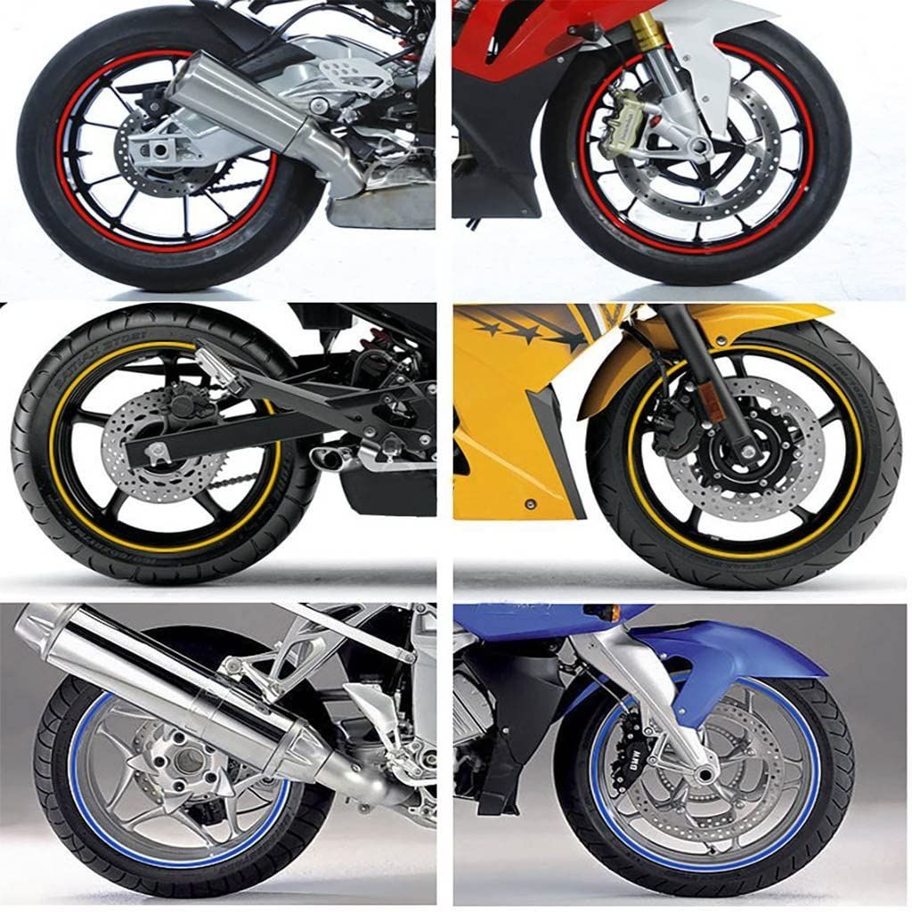 17-inch Motorcycle Rim Tape Sticker - Green