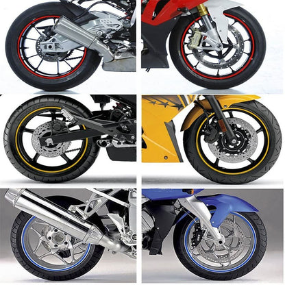 17-inch Motorcycle Rim Tape Sticker - Green