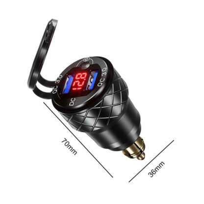 Alum Hella to Dual USB & Voltmeter (3.0)
