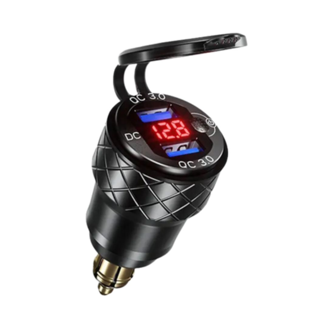 Alum Hella to Dual USB & Voltmeter (3.0)