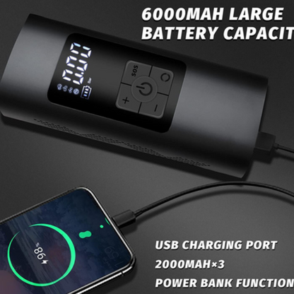 Wireless Air Pump/ Power Bank with USB Port (12V)