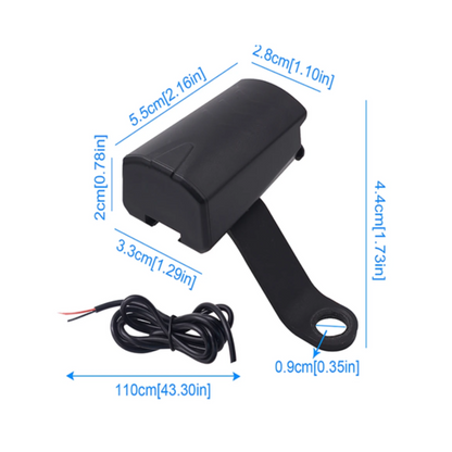 USB Motorcycle Phone Charger (1.2A)