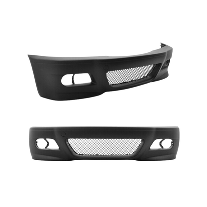 Aftermarket M3 Style Front Bumper & Fog Lights Compatible with BMW E46