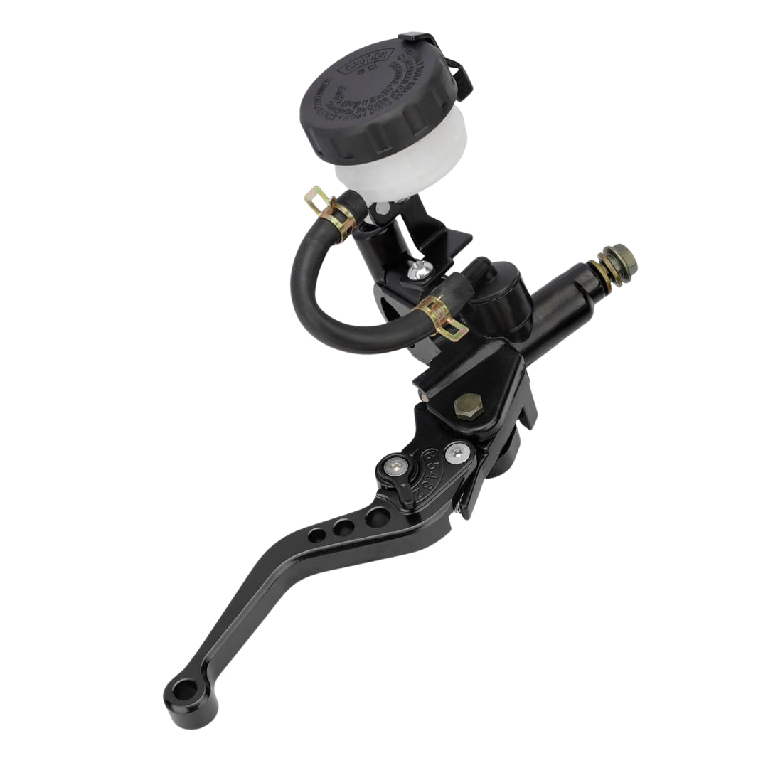 22mm Lever Set: Hydraulic Brake + Bottle and Cable Clutch Perch/ Lever - Black