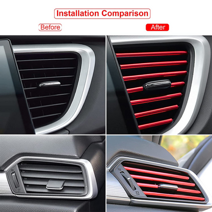 Automotive Air Vents Styling Strips (10-Piece)