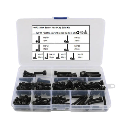 Allen Key Bolt Set M4/ M6 (100-Piece)