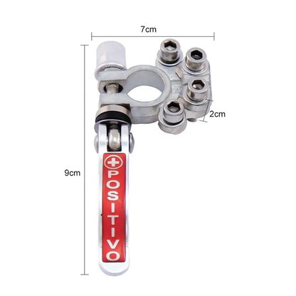 Auto Battery Terminal Quick Connectors & Terminals - Silver (Set)