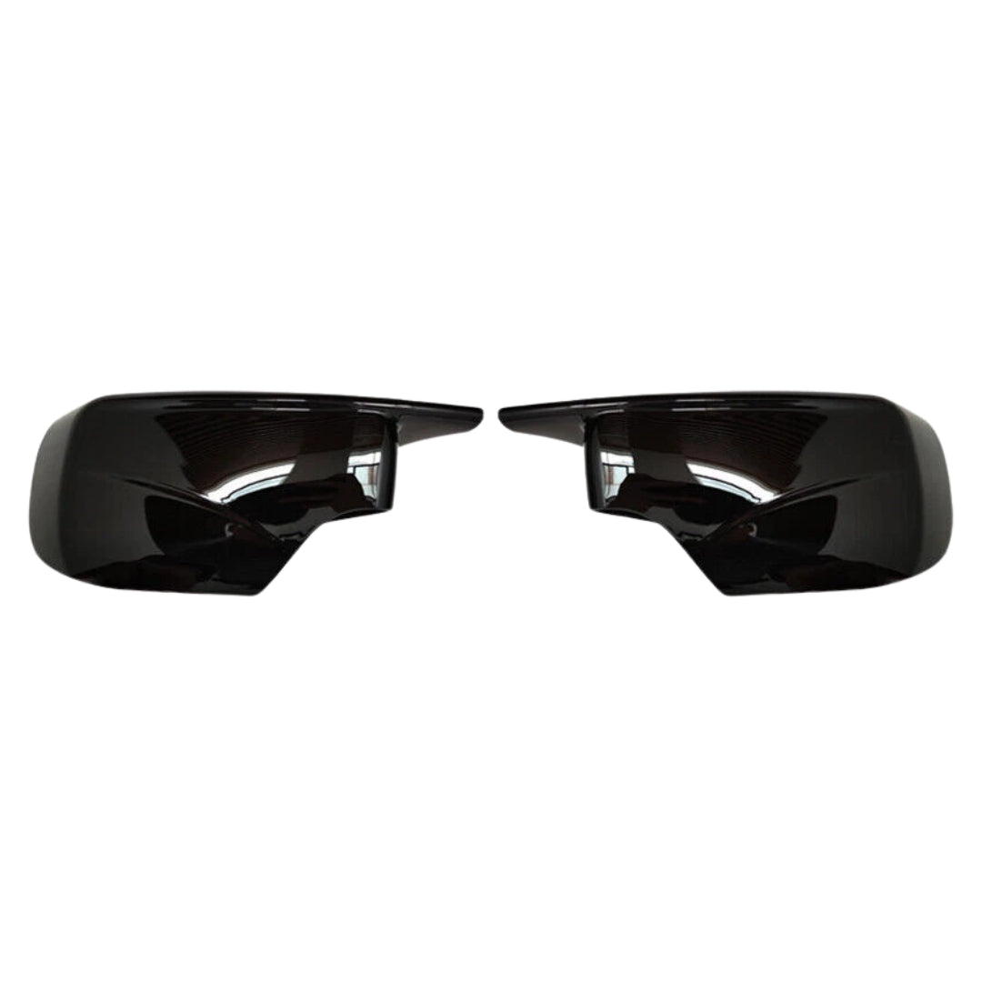 Aftermarket Gloss Black Mirror Cover Set Compatible with BMW E46