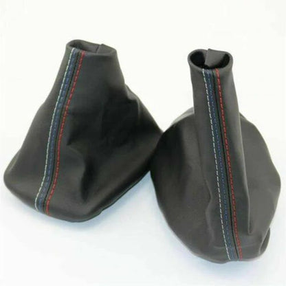 Gear Knob Boot & Handbrake Cover Compatible with BMW E30 E34 E36 E46 Z3
