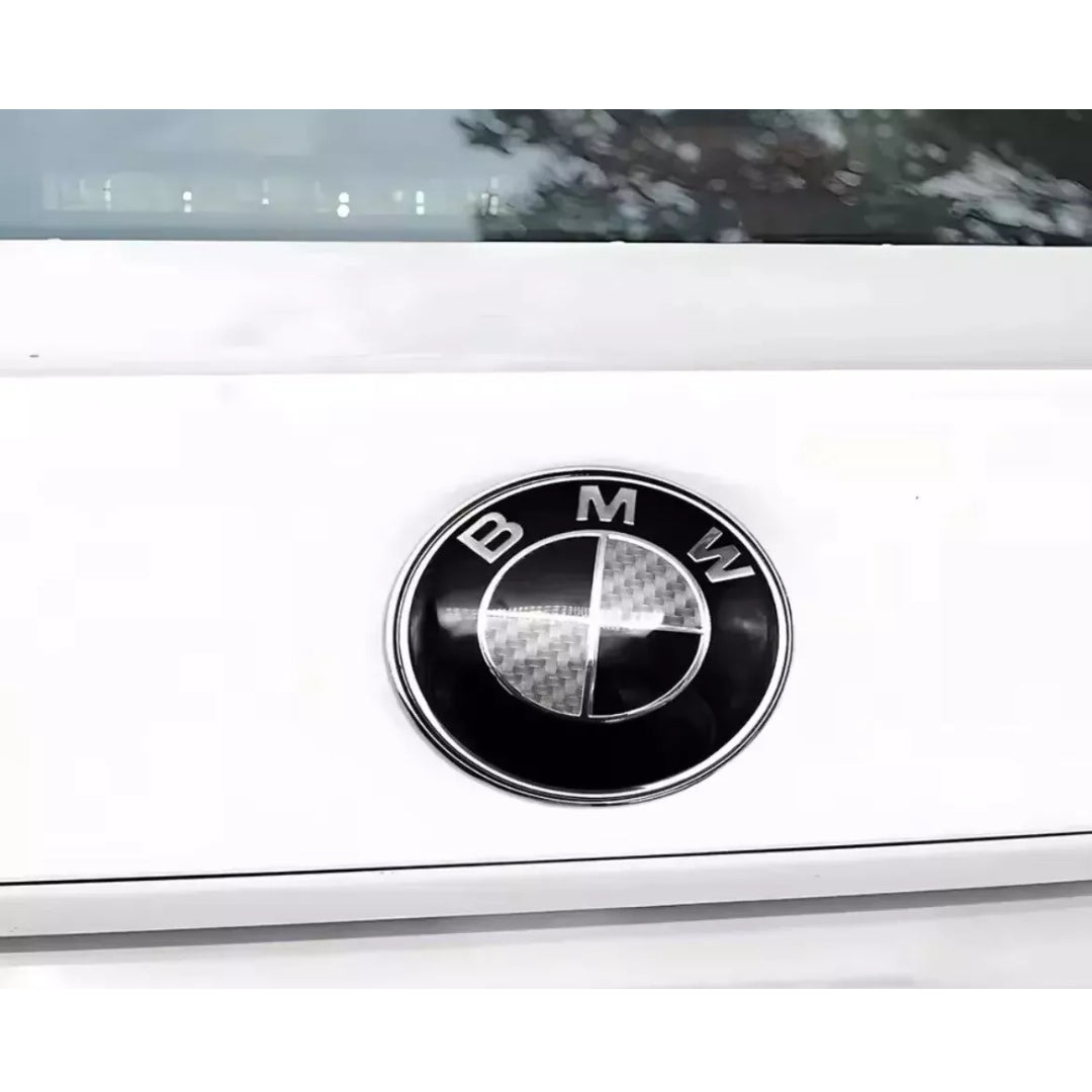 Aftermarket Front Bonnet & Rear Boot Emblem / Logo: BMW (82mm/74mm)