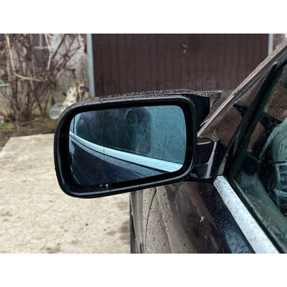 Aftermarket Gloss Black Mirror Cover Set Compatible with BMW E46