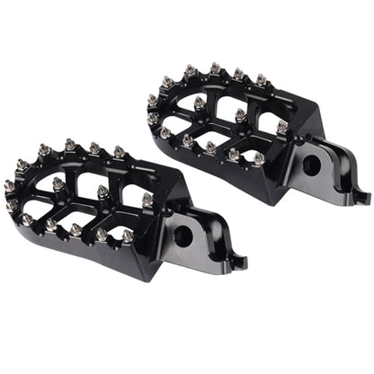 Black Foot Pegs Compatible with Honda CRF250, CRF300, CRF450 & CRF1000/1100 (Set)
