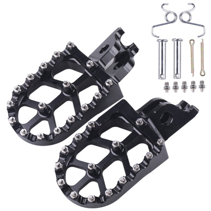 Black Foot Pegs Compatible with Honda CRF250, CRF300, CRF450 & CRF1000/1100 (Set)