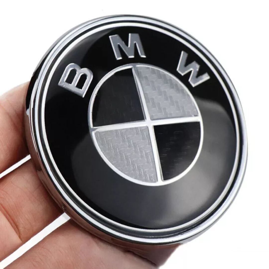 Aftermarket Front Bonnet & Rear Boot Emblem / Logo: BMW (82mm/74mm)