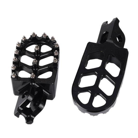 Black Foot Pegs Compatible with Honda CRF250, CRF300, CRF450 & CRF1000/1100 (Set)