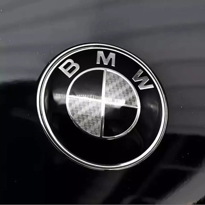 Aftermarket Front Bonnet & Rear Boot Emblem / Logo: BMW (82mm/74mm)
