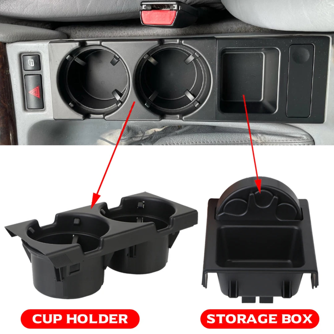 Cup Holder / Storage Box Compatible with: BMW E46 (1999-2006)