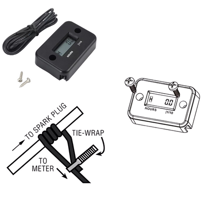 Universal Motorcycle Digital Hour Meter